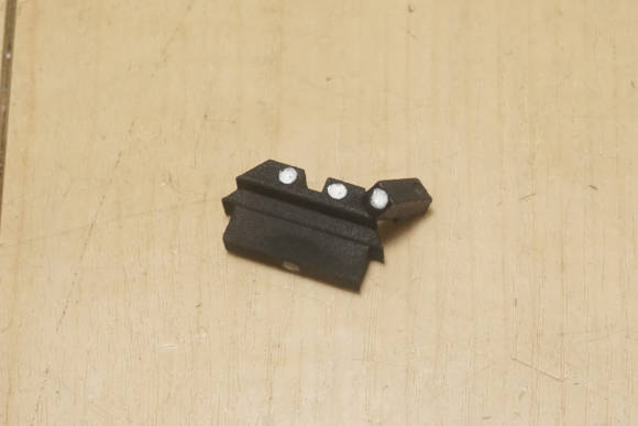 東京マルイ Glockシリーズ用 Glock19X/Gen5タイプ アイアンサイトを作ってみた