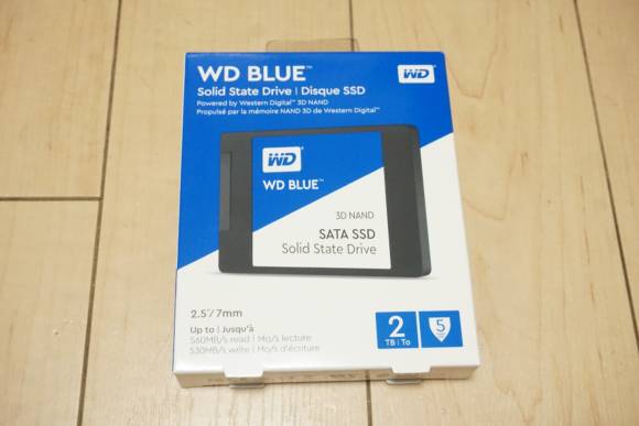 写真・動画データ保管用に2TBのSSD、Western Digital WDS200T2B0A-ECを購入しました