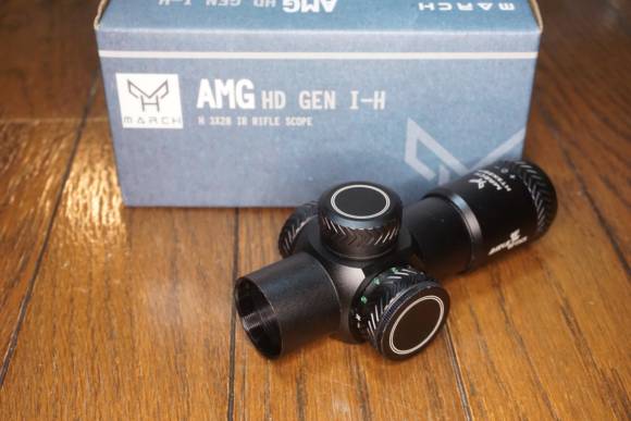 3倍固定の超小型ショートスコープ MARCH Optics AMG HD GENⅠ-H 3X28 IR(AMG-71409)を買ってみた