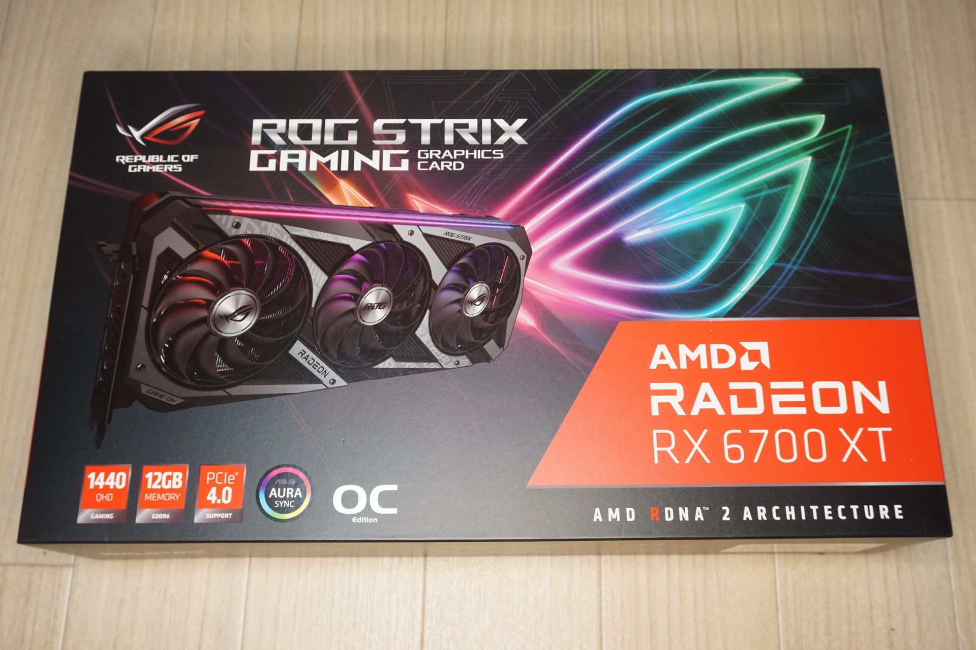 ASUS製Radeon RX6700XT搭載グラフィックボード、ROG-STRIX-RX6700XT-O12G-GAMINGを買いました | エボログ